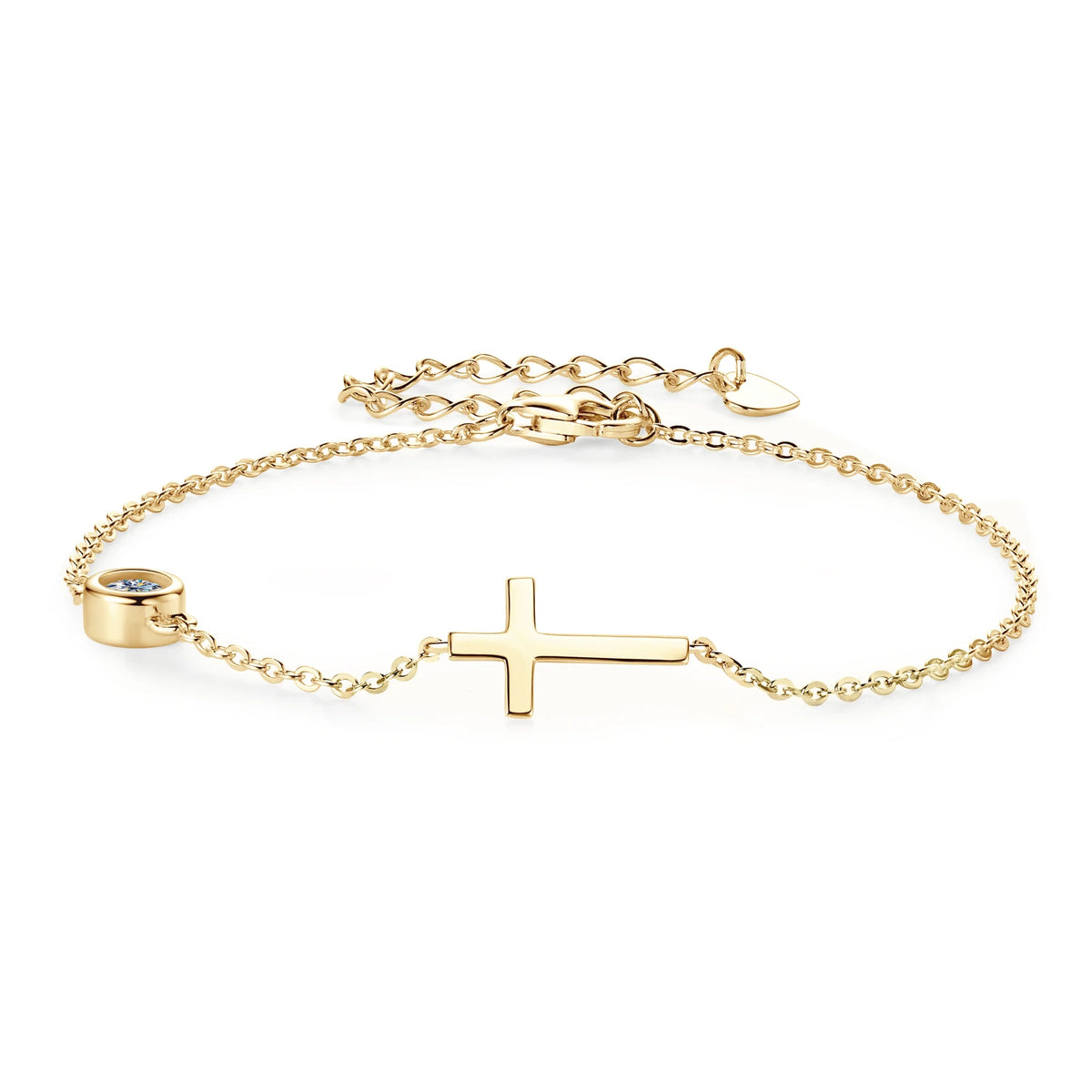 Croce Moissanite Bracelet & Necklace