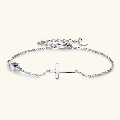 Croce Moissanite Bracelet & Necklace