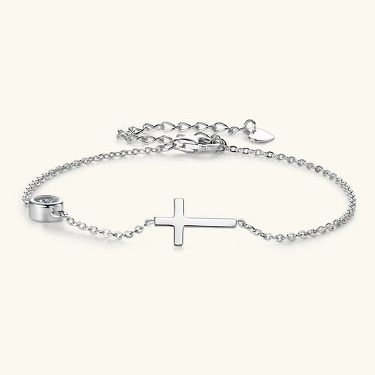 Croce Moissanite Bracelet & Necklace