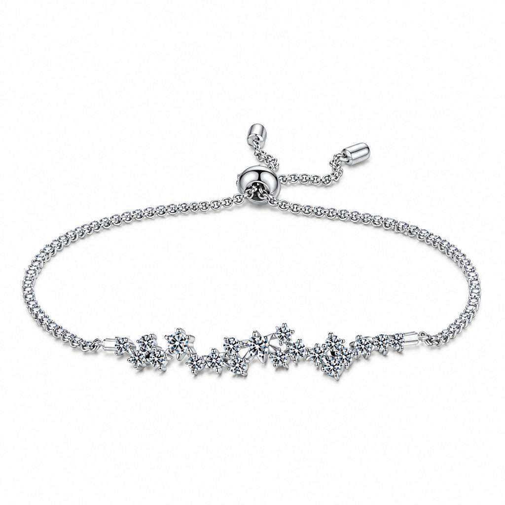 Moissanite Chain Bracelet