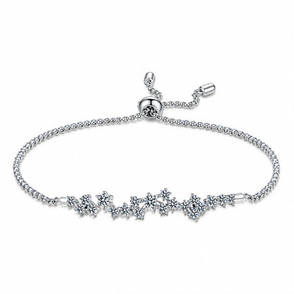 Moissanite Chain Bracelet