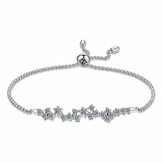 Moissanite Chain Bracelet