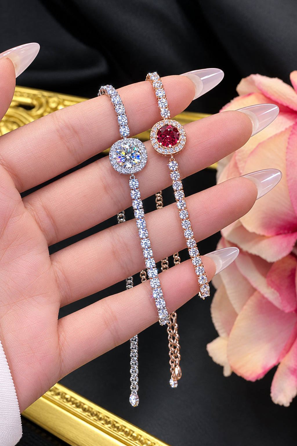 Prism Moissanite Bracelet