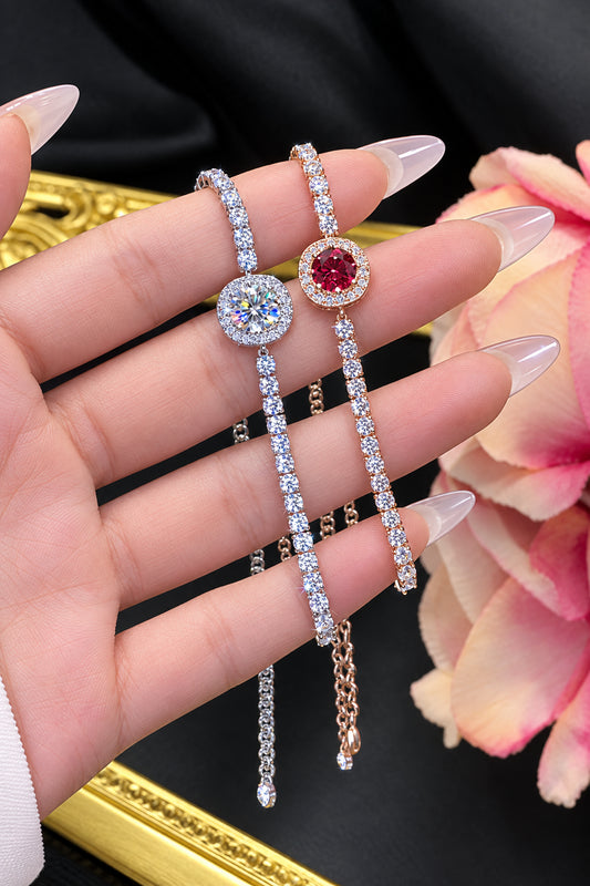 Prism Moissanite Bracelet