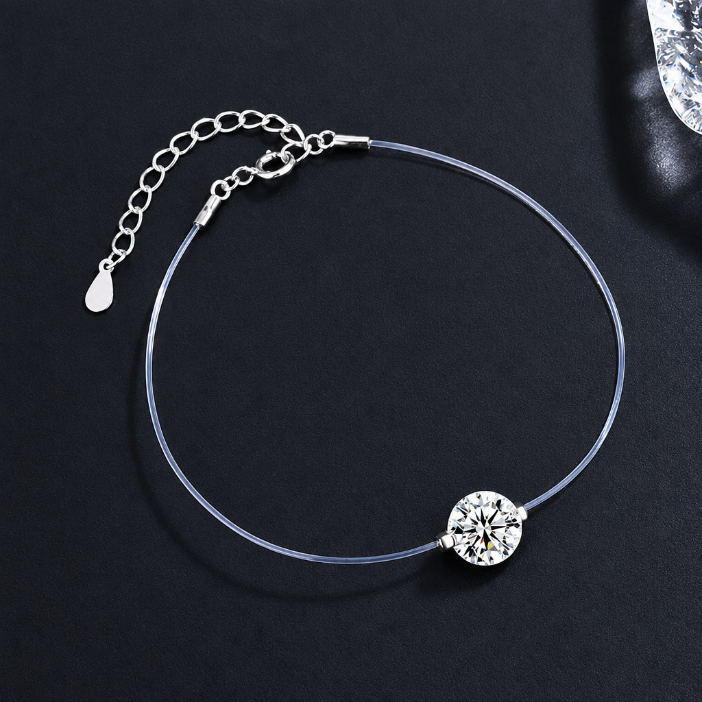 Floating Moissanite Bracelet