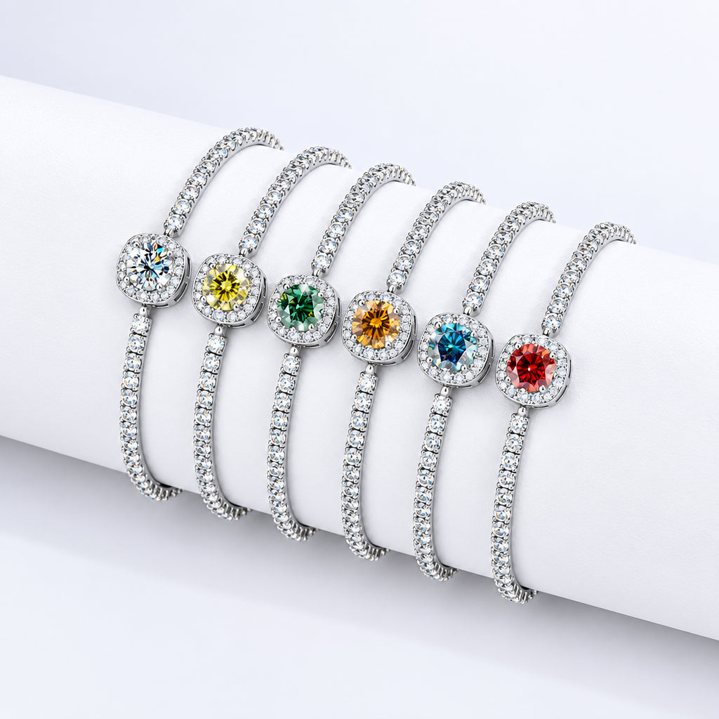 Prism Moissanite Bracelet