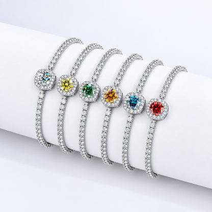 Prism Moissanite Bracelet