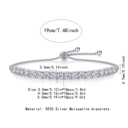 Vela Moissanite Bracelet