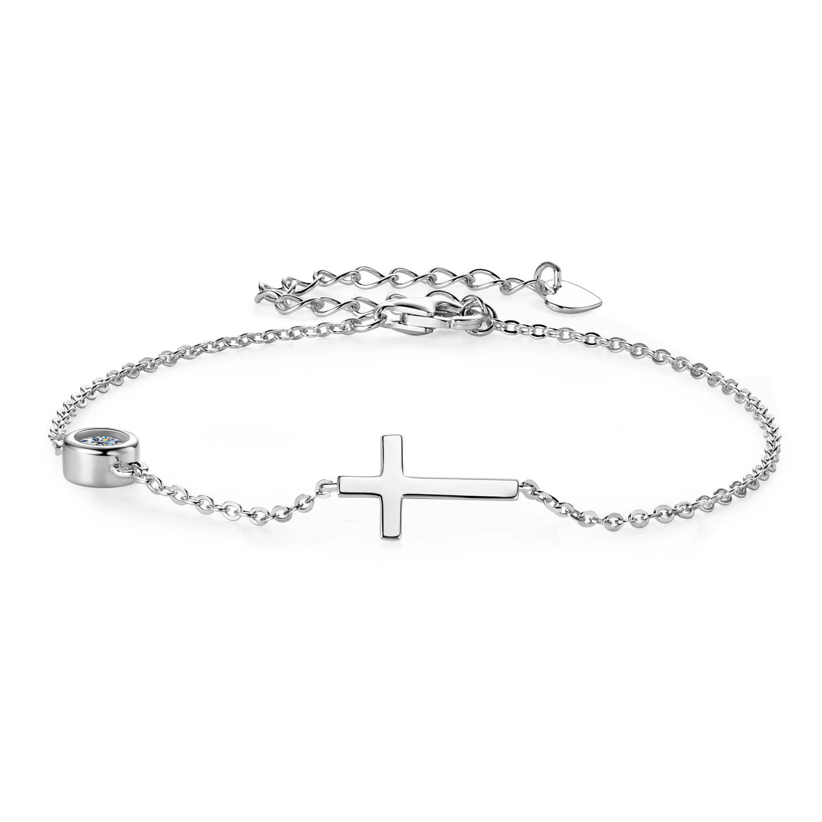 Croce Moissanite Bracelet & Necklace