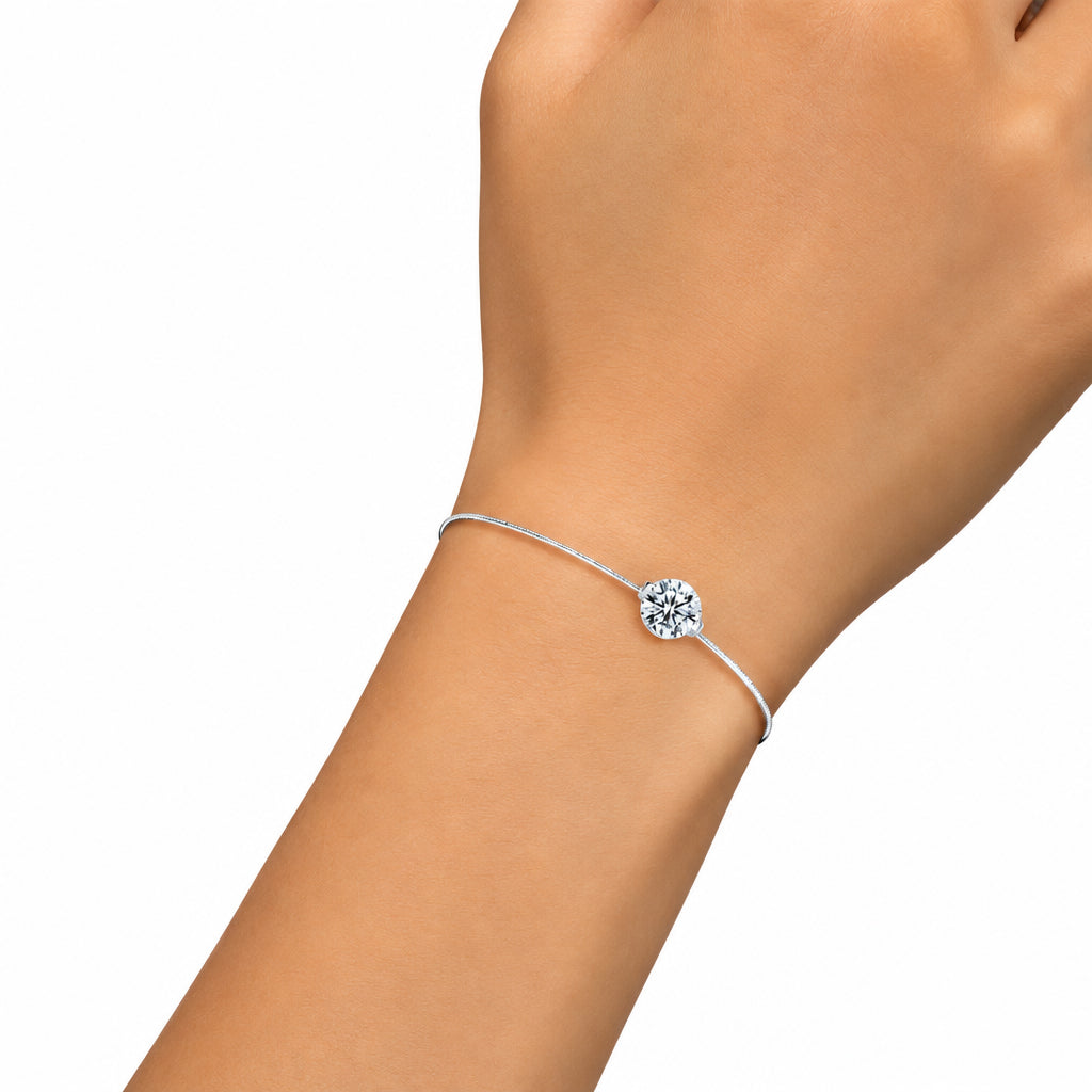 Floating Moissanite Bracelet