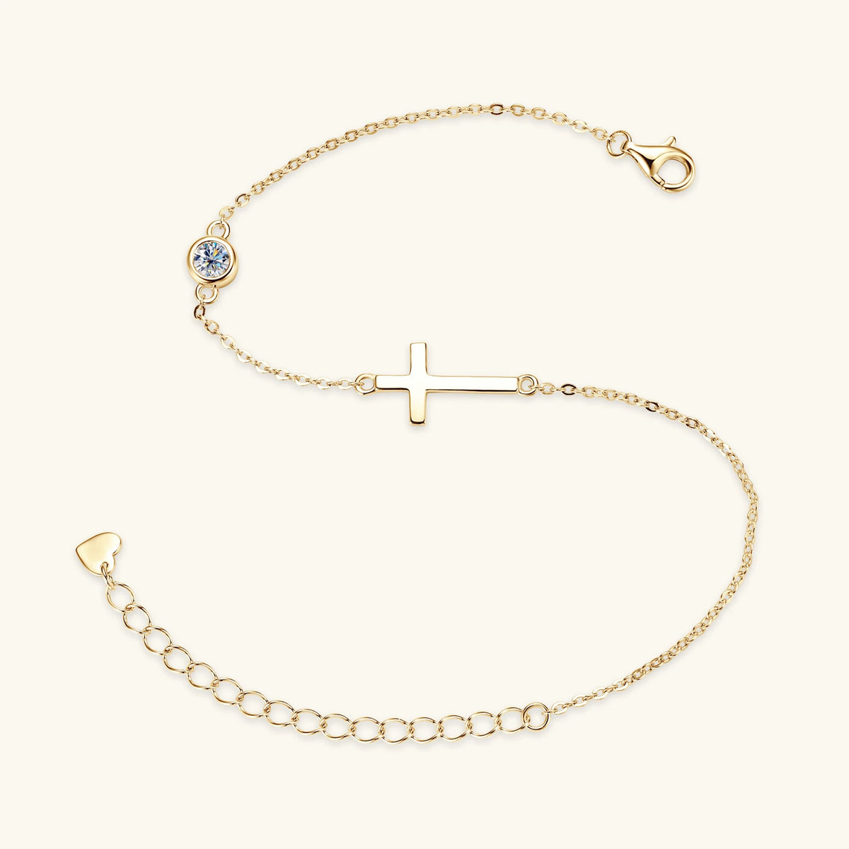 Croce Moissanite Bracelet & Necklace