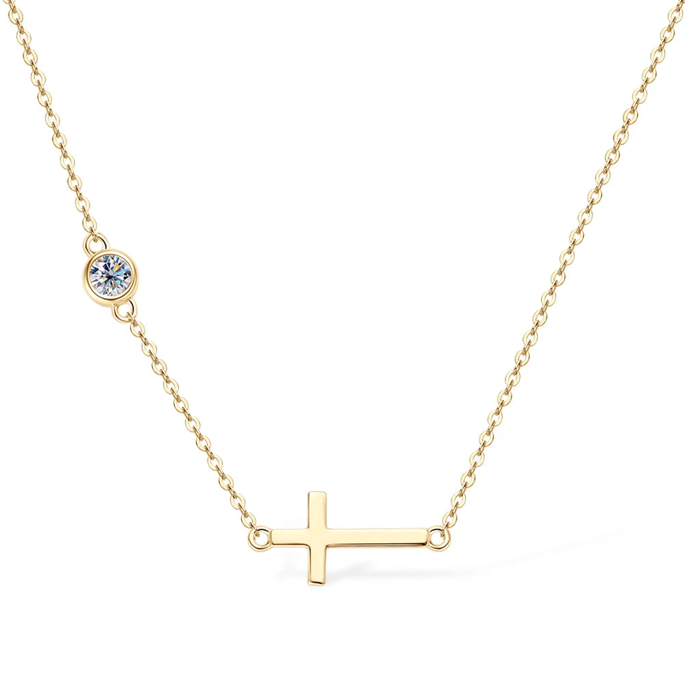 Croce Moissanite Bracelet & Necklace