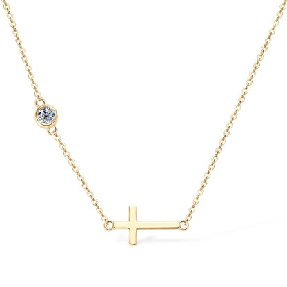 Croce Moissanite Bracelet & Necklace